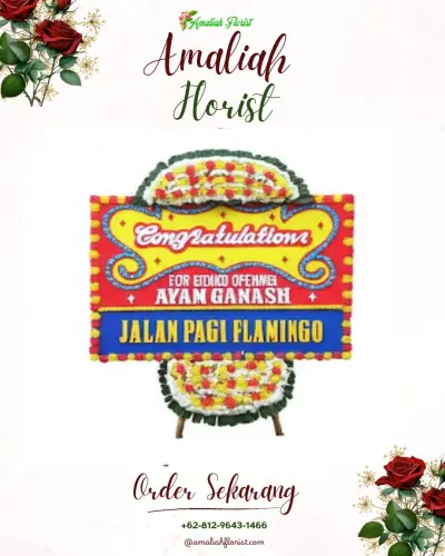 Bunga Papan Congratulation di Dororejo